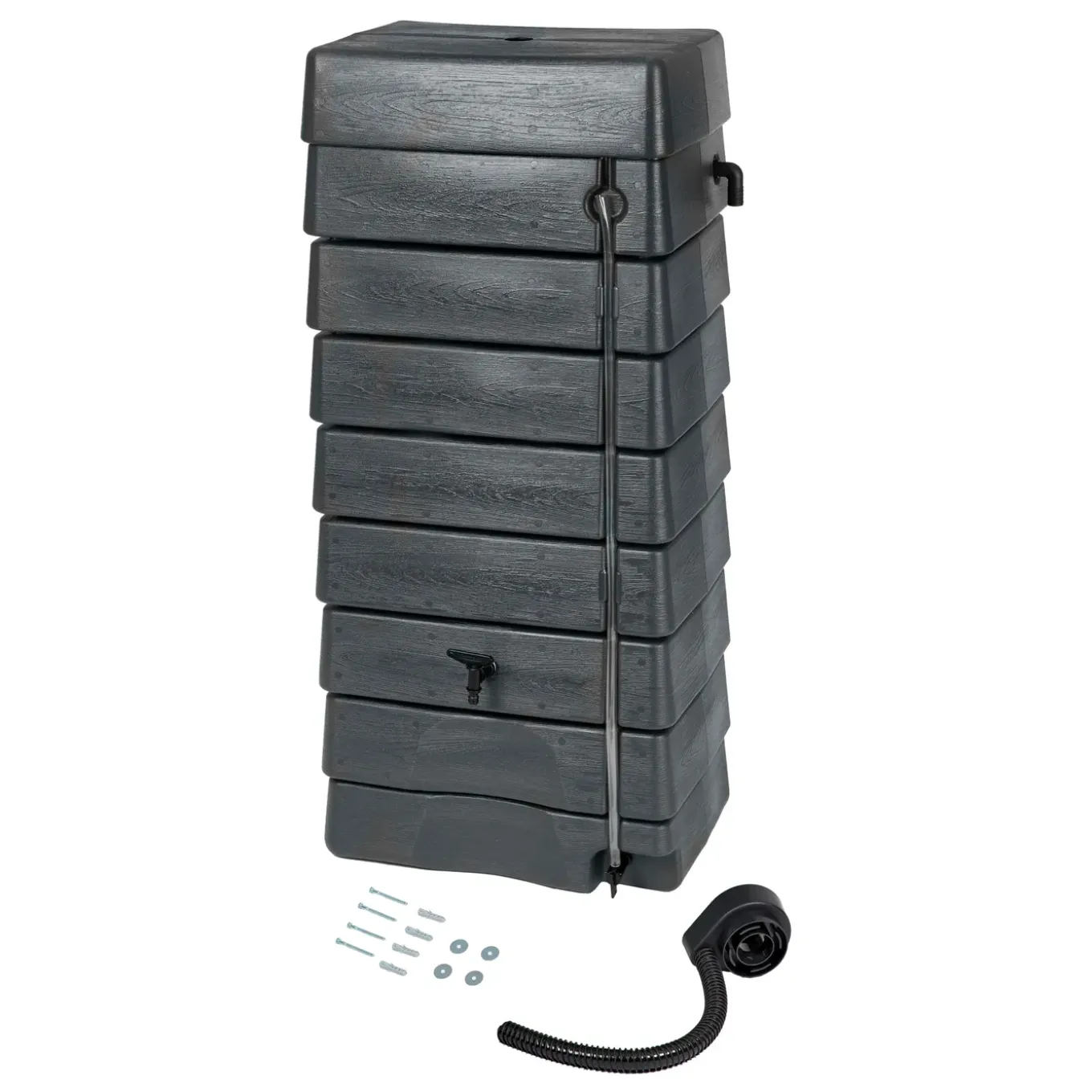 Nature regenton muurmodel antraciet 276L 135x60x40cm