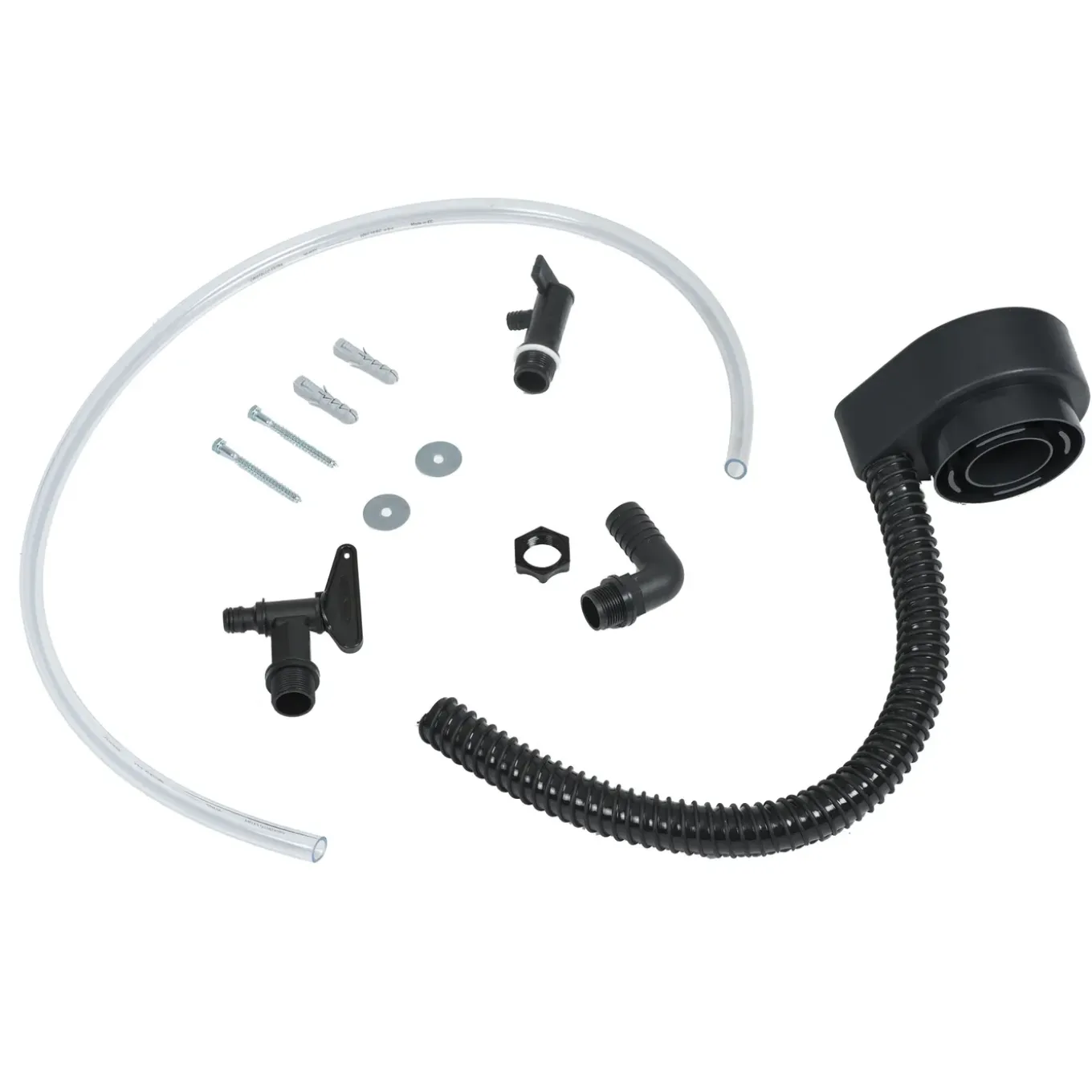 Nature Regenton - Muurmodel Serie 320 - 276L - Groen HDPE Inclusief 2 Kranen - 58,5x39,5x134,5cm