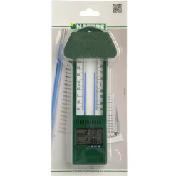 Nature thermometer Min-Max digitaal kunststof 9,5x2,5x24cm