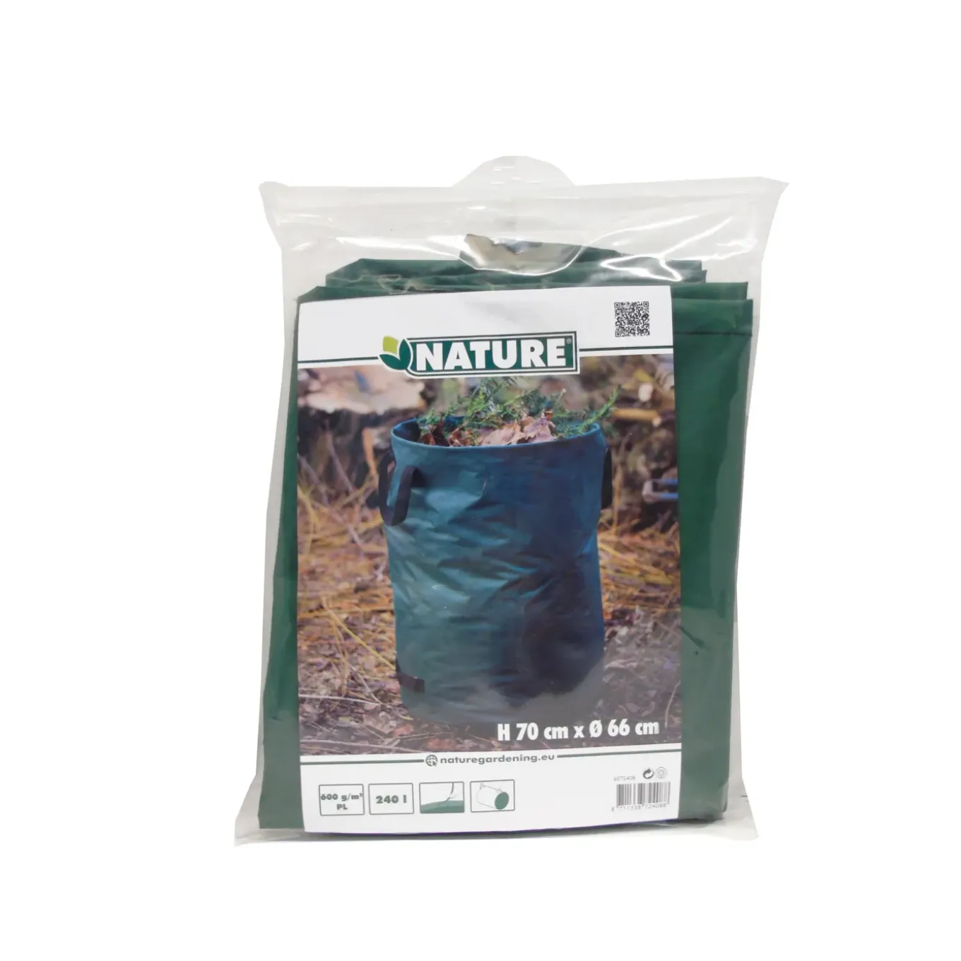 Nature Tuinafvalzak Vrijstaand - Polyester - Groen - 240L