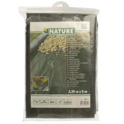 Nature worteldoek zwart 100 g/m² 5,20x5m