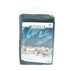 Nature zeil voor houtstapel - HDPE, ogen, groen, 90 g/m² - 3x4m