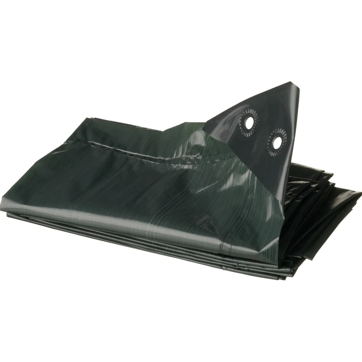 Nature zeil voor houtstapel - HDPE, ogen, groen, 90 g/m² - 3x4m
