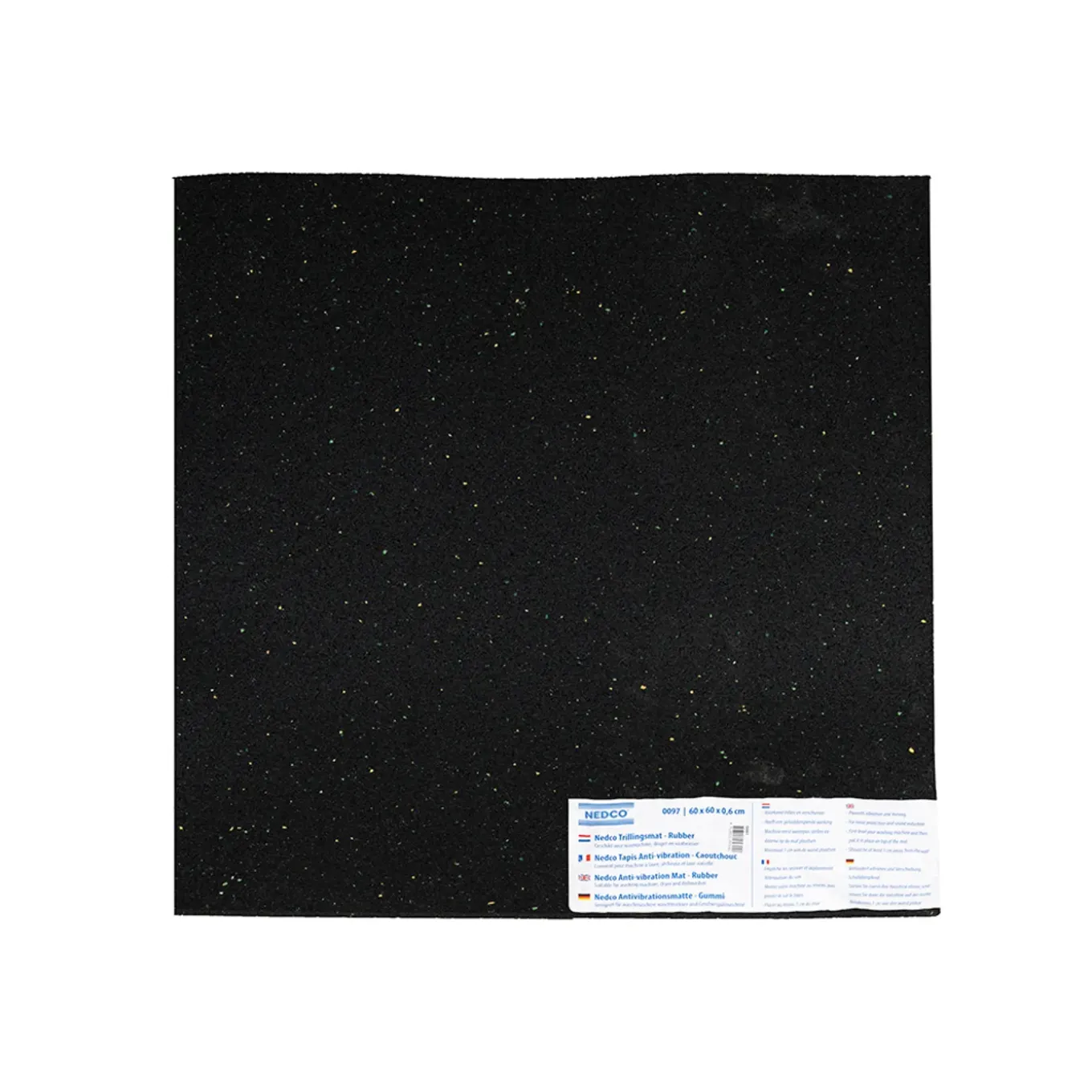 Nedco - Trillingsmat T.b.v. Wasmachine Rubber, Per Stuk