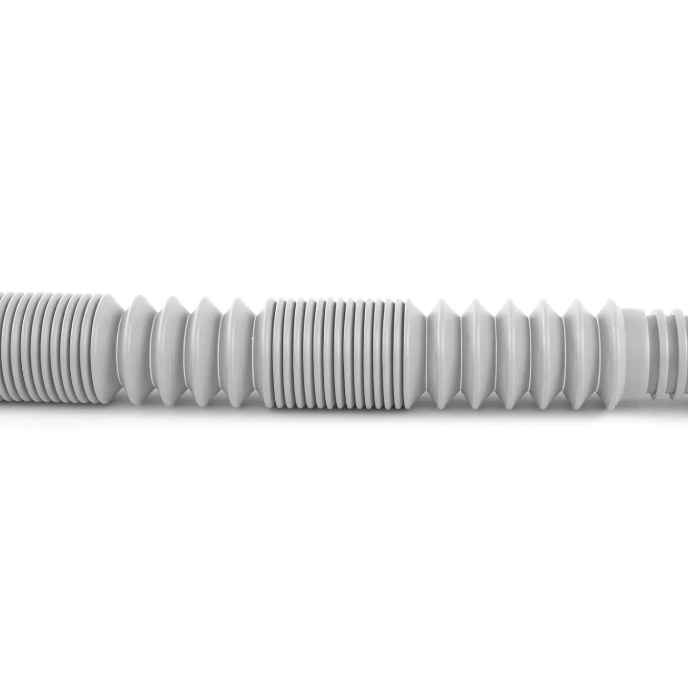 Nedco - Uittrekbare Afvoerslang 1,1m - 4m. Diam.24mm Haaks - Diam.29mm Recht