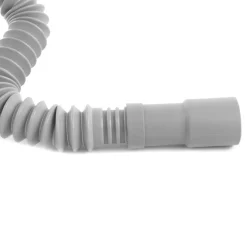 Nedco - Uittrekbare Afvoerslang 0,7m - 2m. Diam.24mm Haaks - Diam.29mm Recht