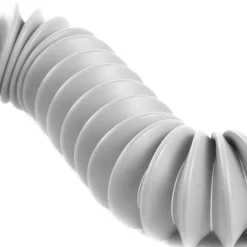 Nedco - Uittrekbare Afvoerslang 0,7m - 2m. Diam.24mm Haaks - Diam.29mm Recht