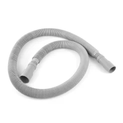 Nedco - Uittrekbare Afvoerslang 0,7m - 2m. Diam.24mm Haaks - Diam.29mm Recht