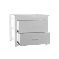 Nedco - Wasmachine-/droger Verhoger Met Twee Houten Laden En Schuiflade