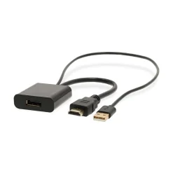 Nedis HDMI™- adapter Fresh Green Box HDMI™ Connector - DisplayPort mannelijk zwart