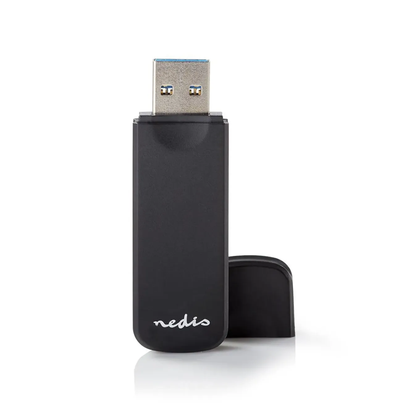 Nedis Kaartlezer - USB 3.0 naar SD/mmC/microSD - Zwart