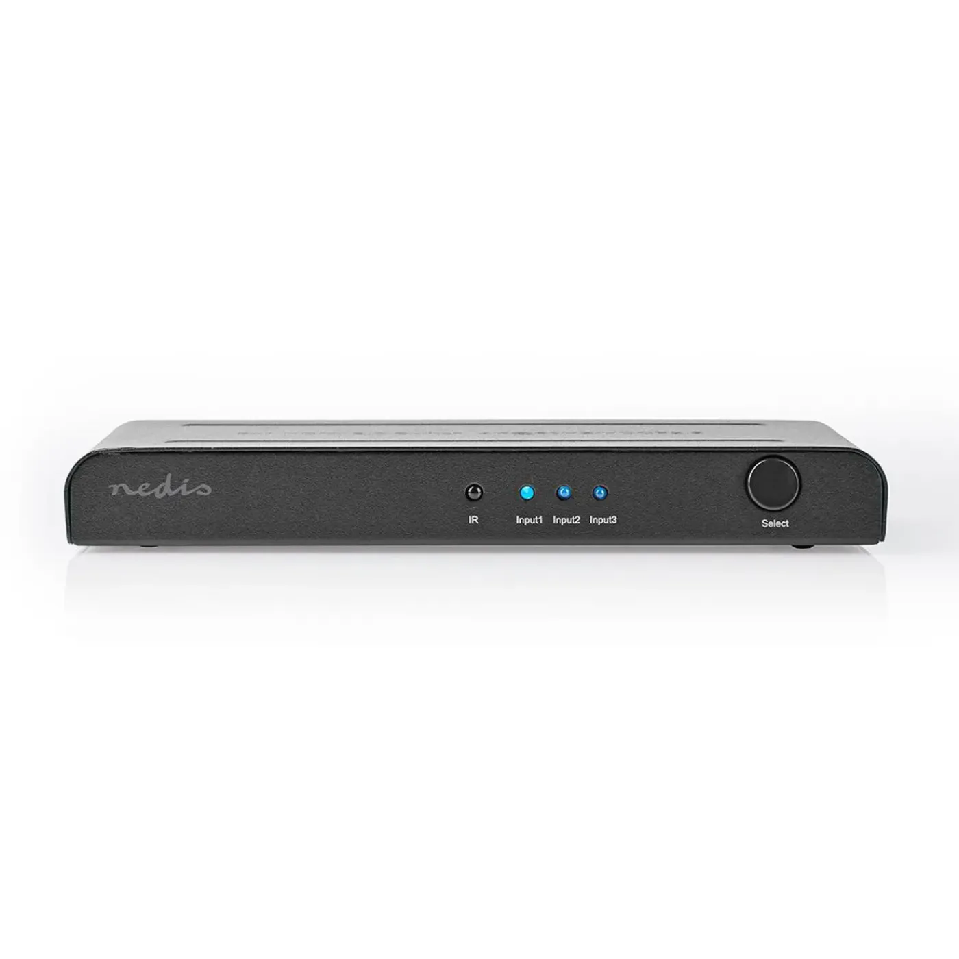 Nedis netwerkschakelaar HDMI Stijlvolle Titanium Box 3 poorten