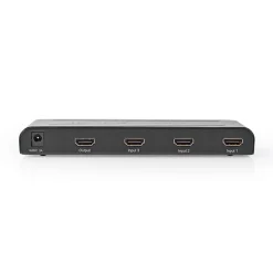 Nedis netwerkschakelaar HDMI Stijlvolle Titanium Box 3 poorten