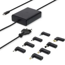 Nedis Notebook-adapter - USB-C naar 8x DC-voedingsadapters - 1,5m- Zwart