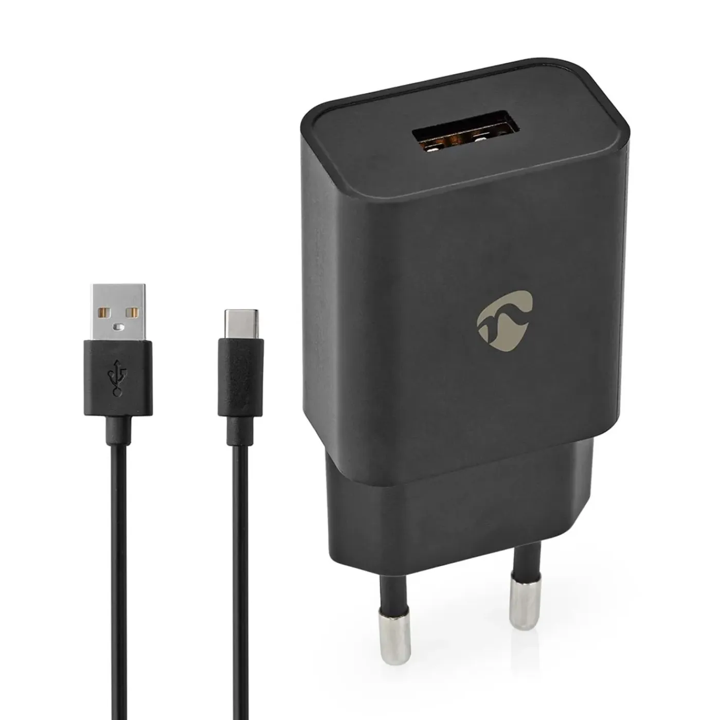 Nedis Oplader - USB-A naar USB-C - 1m - Zwart