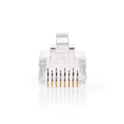 Nedis RJ45-connector Fresh Green Box mannelijk - Stevig UTP CAT6 transparant