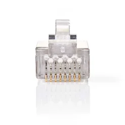 Nedis RJ45-connector Fresh Green Box mannelijk - Stranded STP CAT7 transparant