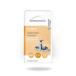 Nedis RJ45-connector Fresh Green Box mannelijk - CAT6 / CAT6a metaal
