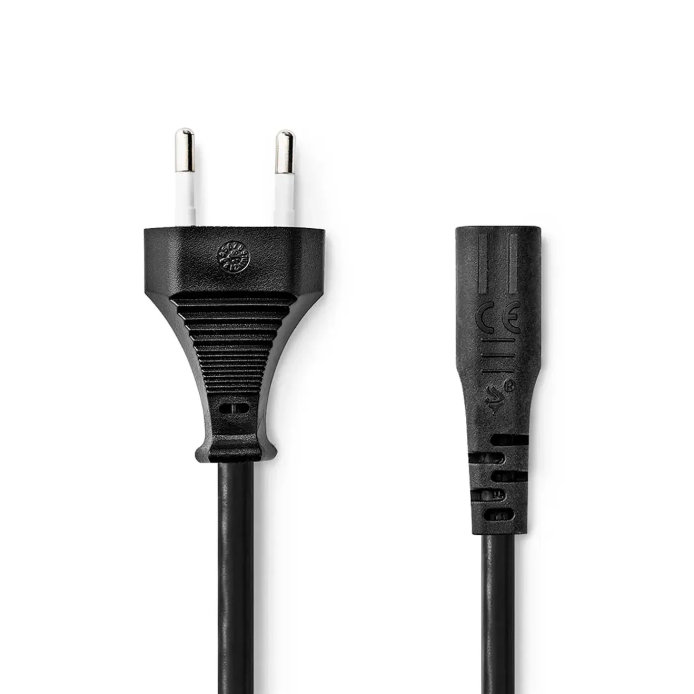 Nedis stroomkabel Fresh Green Box Euro mannelijk - IEC-320-C1 2m zwart