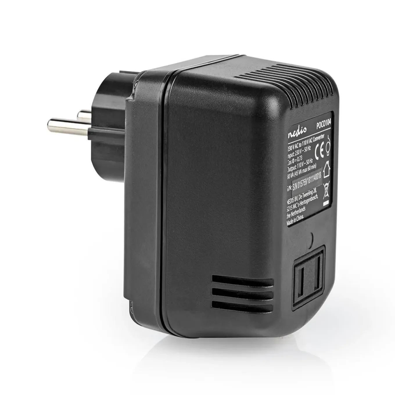Nedis - Stroomomvormer | 230 V AC - 110V AC | 45 W | Ongeaarde USA-Uitgang