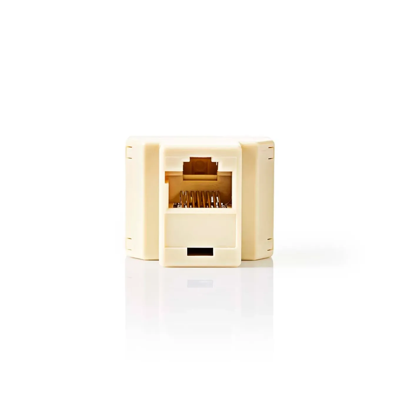 Nedis Telecom-Netwerksplitter Fresh Green Box RJ45 vrouwelijk - 2x RJ45 ivoor