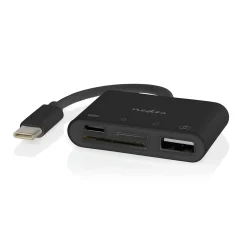 Nedis USB-Hub - USB-C naar USB-A/USB-C - Zwart