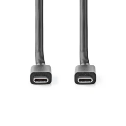 Nedis USB-kabel Fresh Green Box USB 3.2 Gen 2x2 - USB-C™ mannelijk 2m zwart
