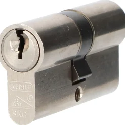 Nemef Cilinderslot Insteekslot Slot Voor Binnendeur 1269/3 - Zwart - 55mm