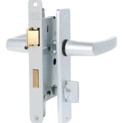 Nemef Cilinderslot Insteekslot Slot Voor Binnendeur 1269/3 - Zwart - 55mm