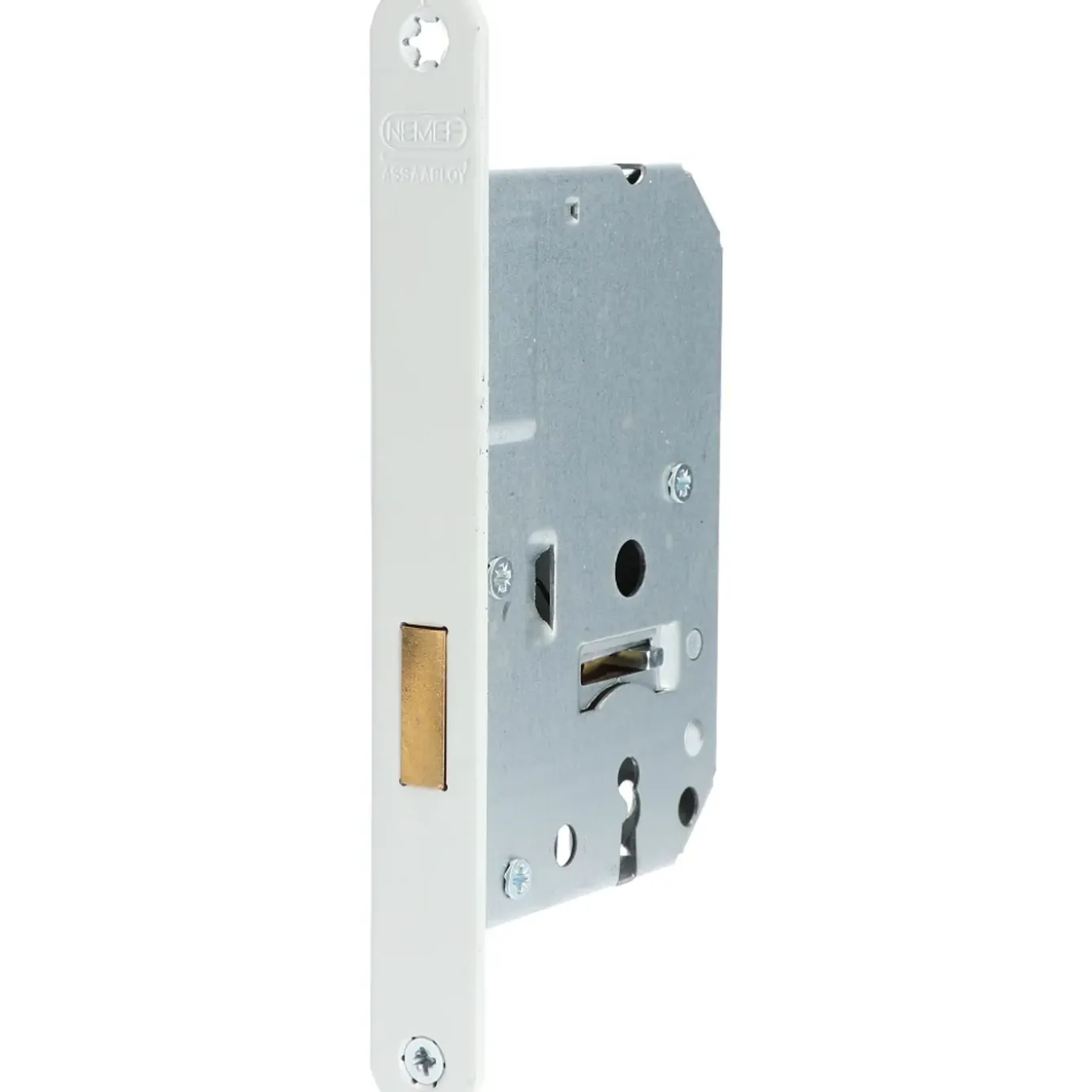 Nemef Cilinderslot Insteekslot Slot Voor Binnendeur 1269/3 - Zwart - 55mm