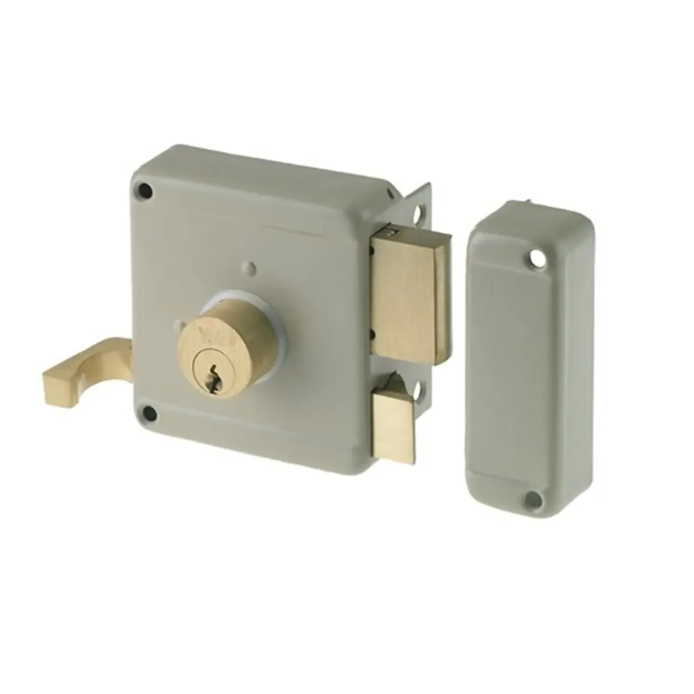 Nemef Cilinderslot Insteekslot Slot Voor Binnendeur 1269/3 - Zwart - 55mm