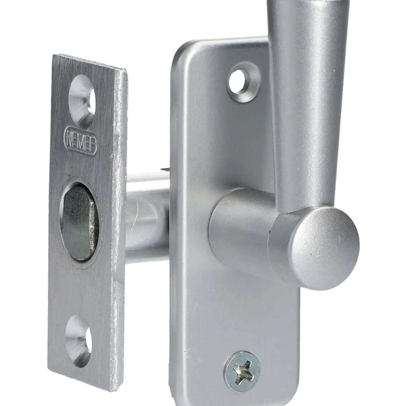 Nemef Cilinderslot Insteekslot Slot Voor Binnendeur 1269/3 - Zwart - 55mm