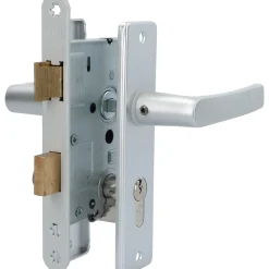 Nemef Cilinderslot Insteekslot Slot Voor Binnendeur 1269/3 - Zwart - 55mm
