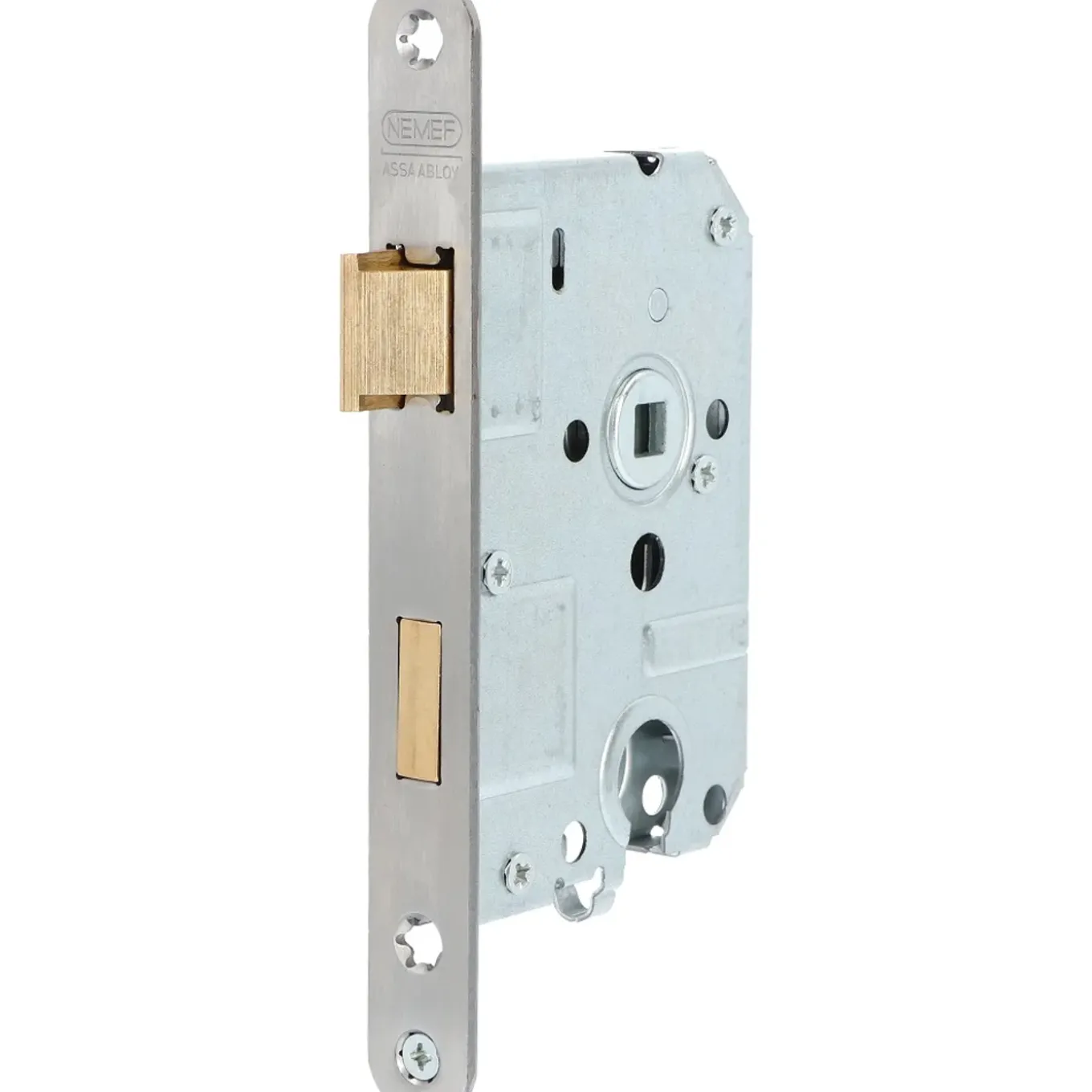 Nemef Cilinderslot Insteekslot Deurslot 1269/17 - RVS - 55mm