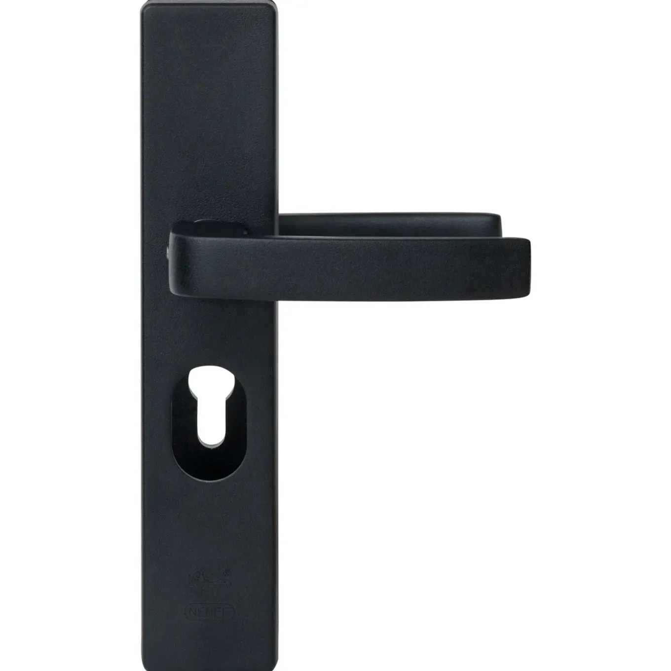 Nemef Veiligheidsbeslag voor Deur 3417-II - Aluminium Zwart - SKG*** Kerntrekbeveiliging - PC55mm