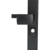 Nemef Veiligheidsbeslag voor deur 3415-II - Aluminium Zwart - SKG*** Kerntrekbeveiliging Vaste Knop - PC55mm