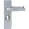 Nemef Veiligheidsbeslag voor Deur 3407-II - Aluminium Zilver - SKG*** Kerntrekbeveiliging - PC55mm