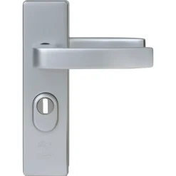 Nemef Veiligheidsbeslag voor Deur 3407-II - Aluminium Zilver - SKG*** Kerntrekbeveiliging - PC55mm
