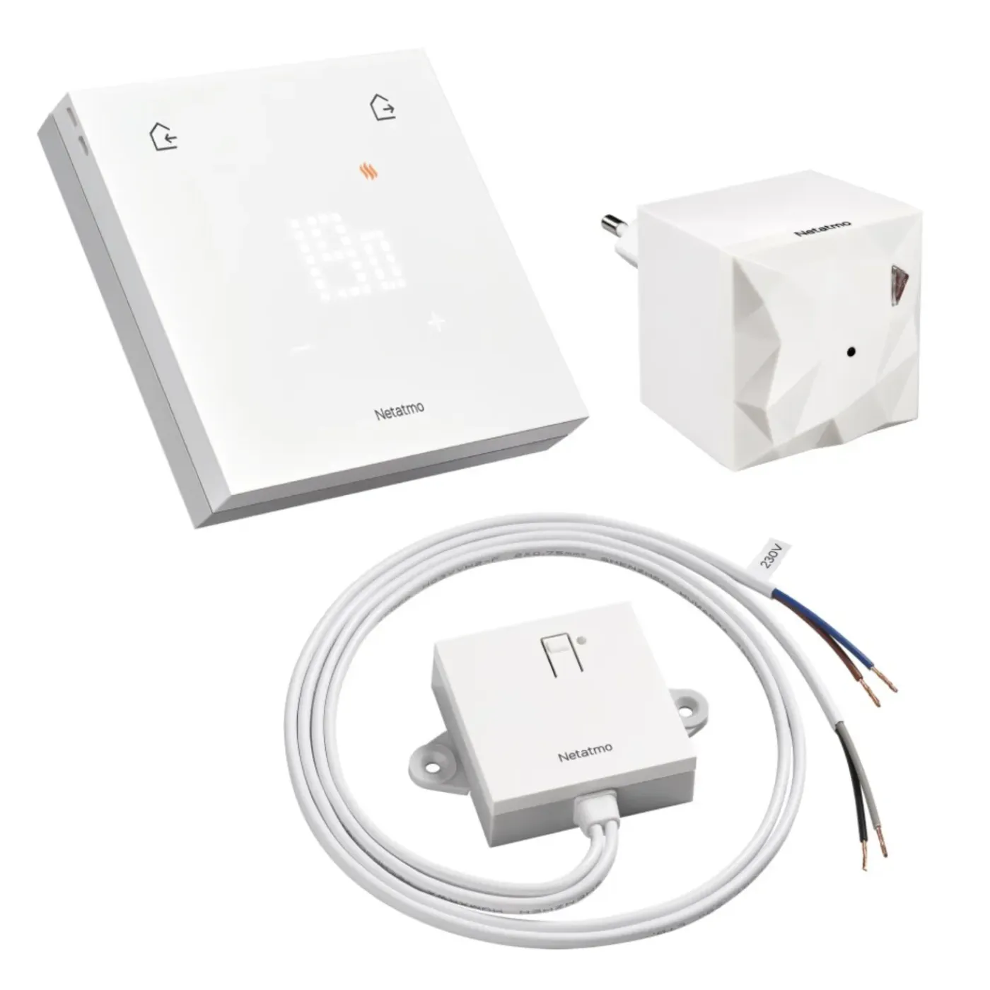 Netatmo - Draadloze Thermostaat Original - Thermo Link Ontvanger - Wifi - Wit