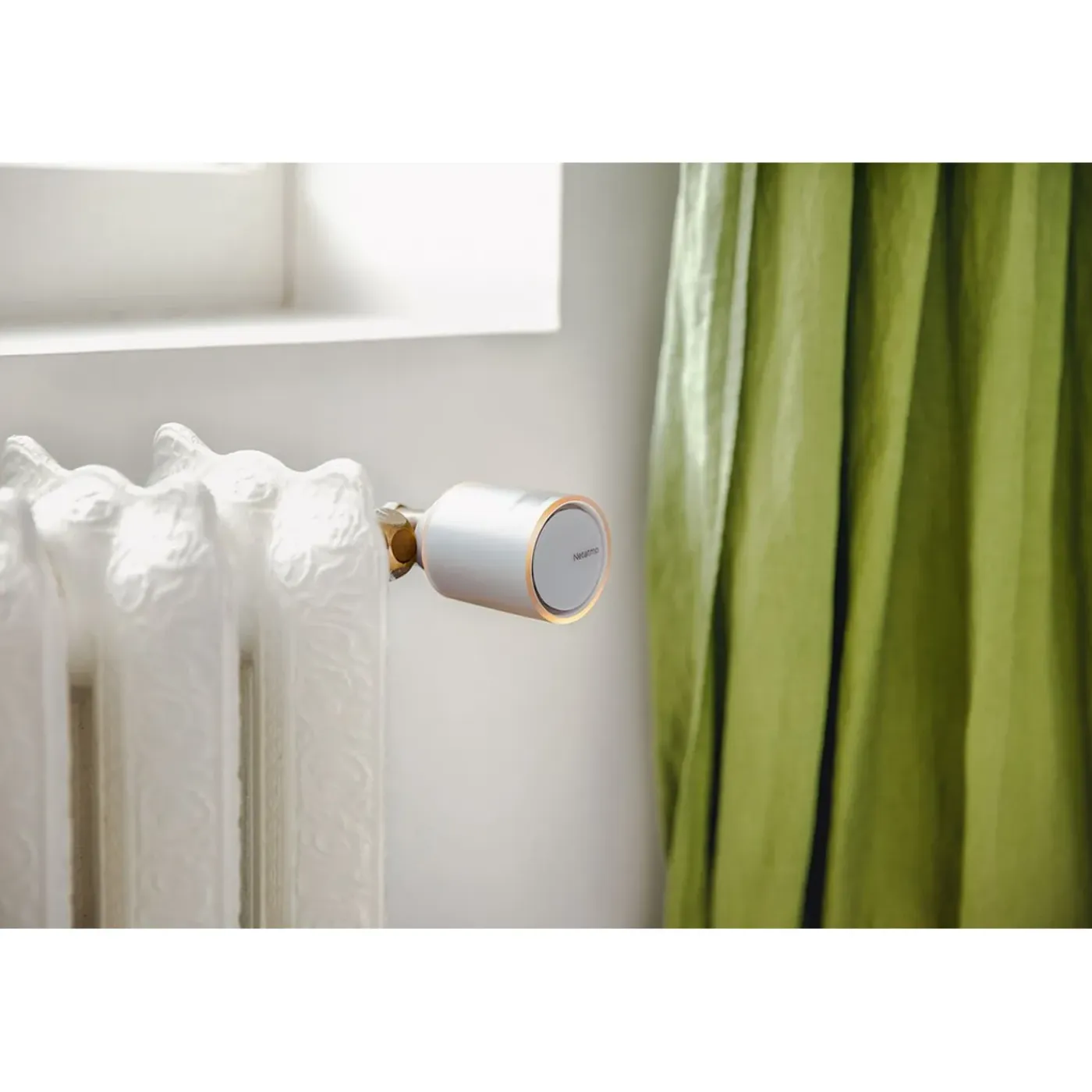 NETATMO Extra Intelligente Thermostaatkop Wit Rechthoekig Binnenkant
