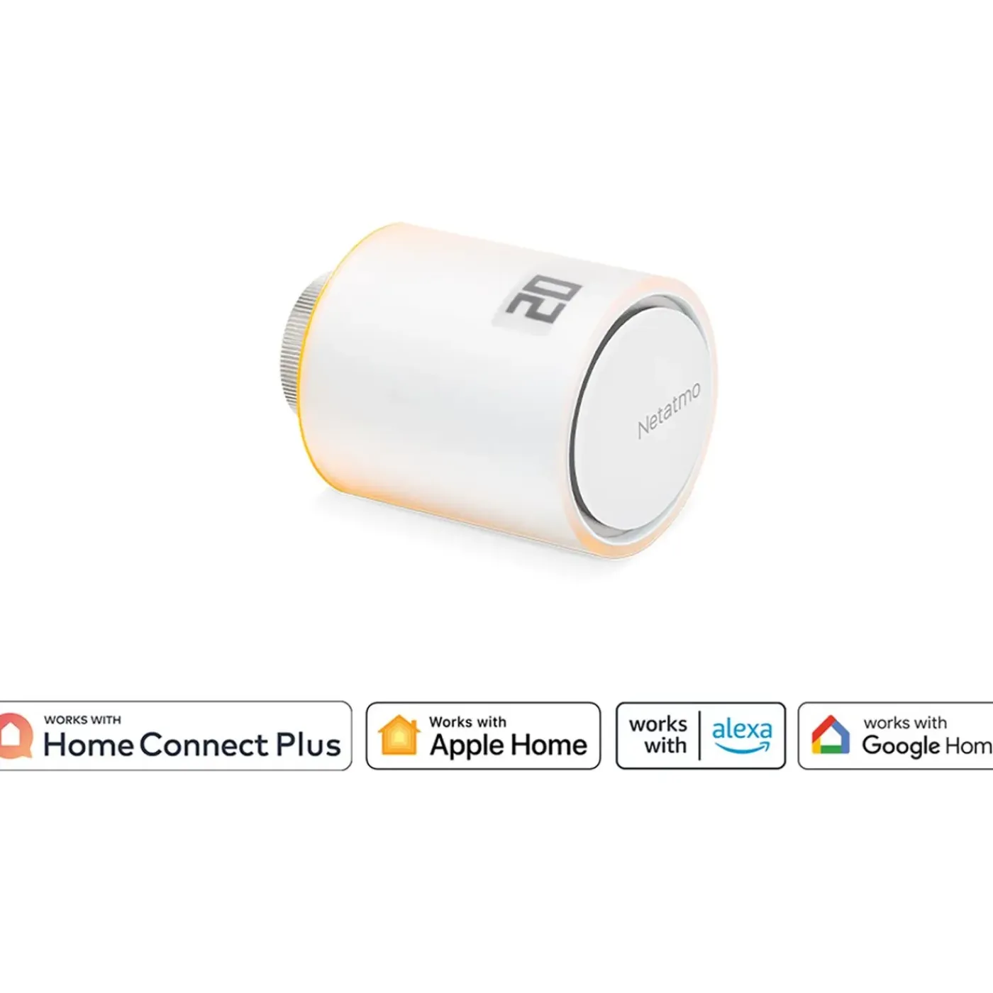 NETATMO Extra Intelligente Thermostaatkop Wit Rechthoekig Binnenkant