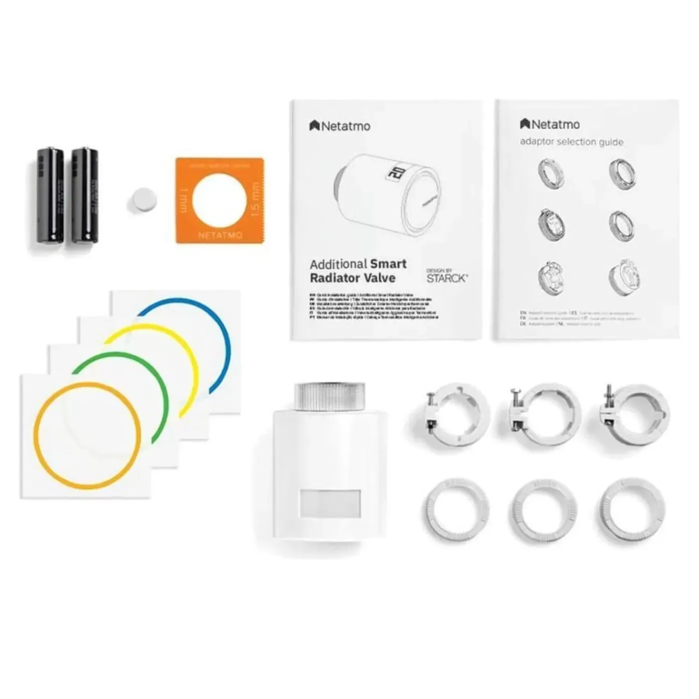 NETATMO Extra Intelligente Thermostaatkop Wit Rechthoekig Binnenkant