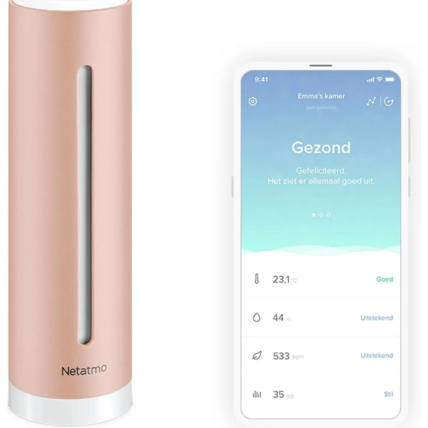 Netatmo Slimme Binnenluchtkwaliteitsmonitor