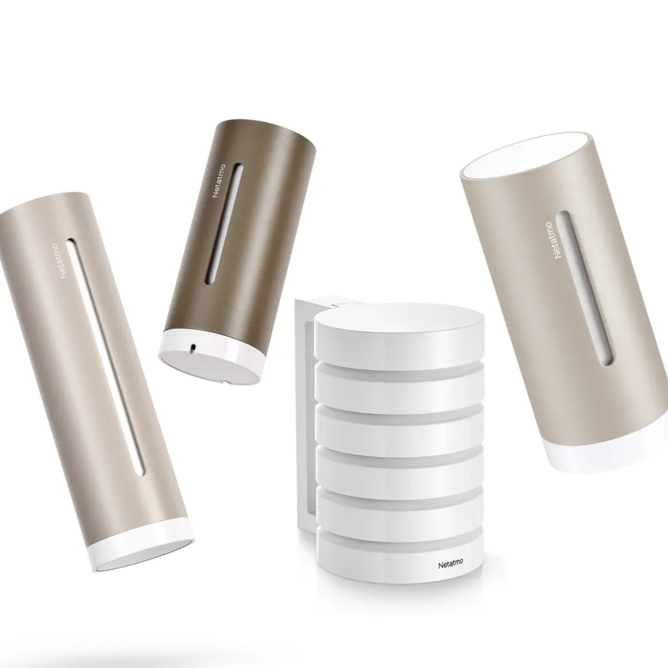 Netatmo Weerstation Original + Binnenmodule 2e Generatie + Nrs-ww Behuizing - Zand