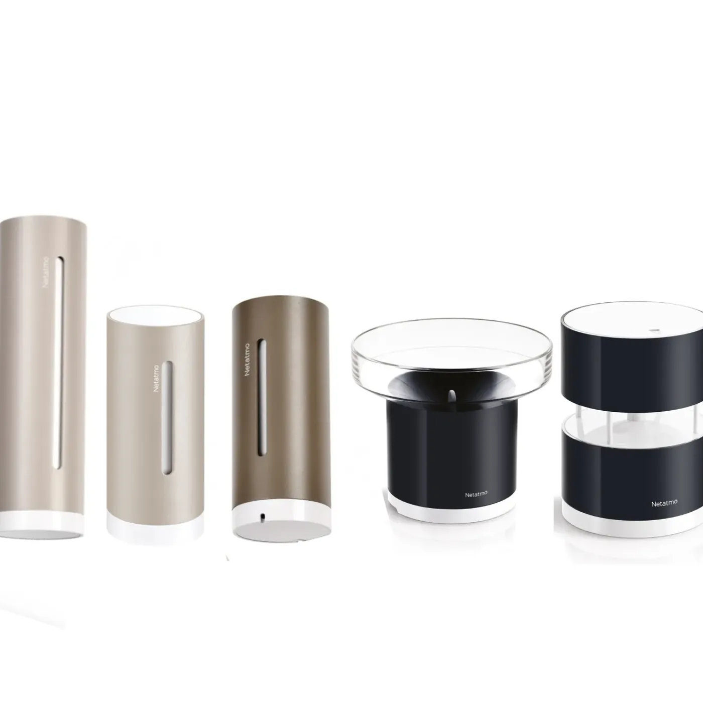 Netatmo Weerstation Set Original + Binnenmodule + Regenmeter + Windmeter - Zand