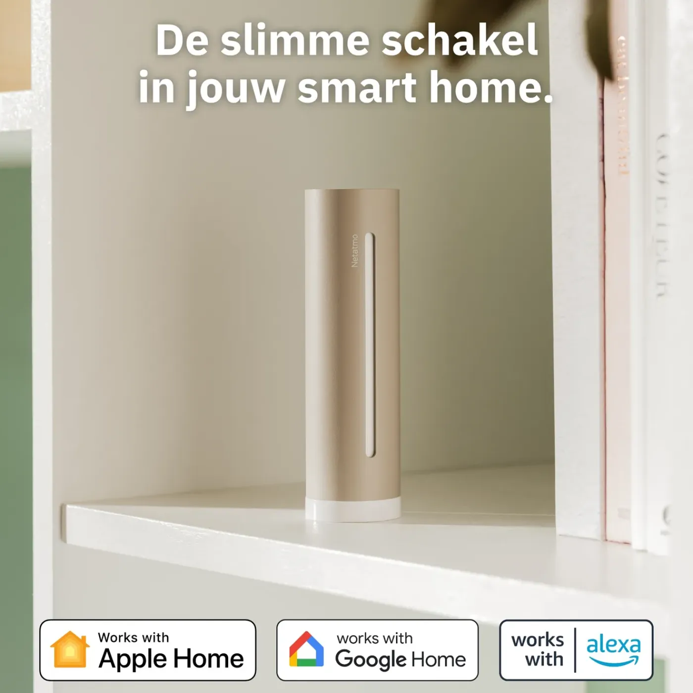 Netatmo Weerstation Set Original + Binnenmodule + Regenmeter + Windmeter - Zand