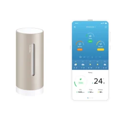 Netatmo Weerstation Set Original + Binnenmodule + Regenmeter + Windmeter - Zand