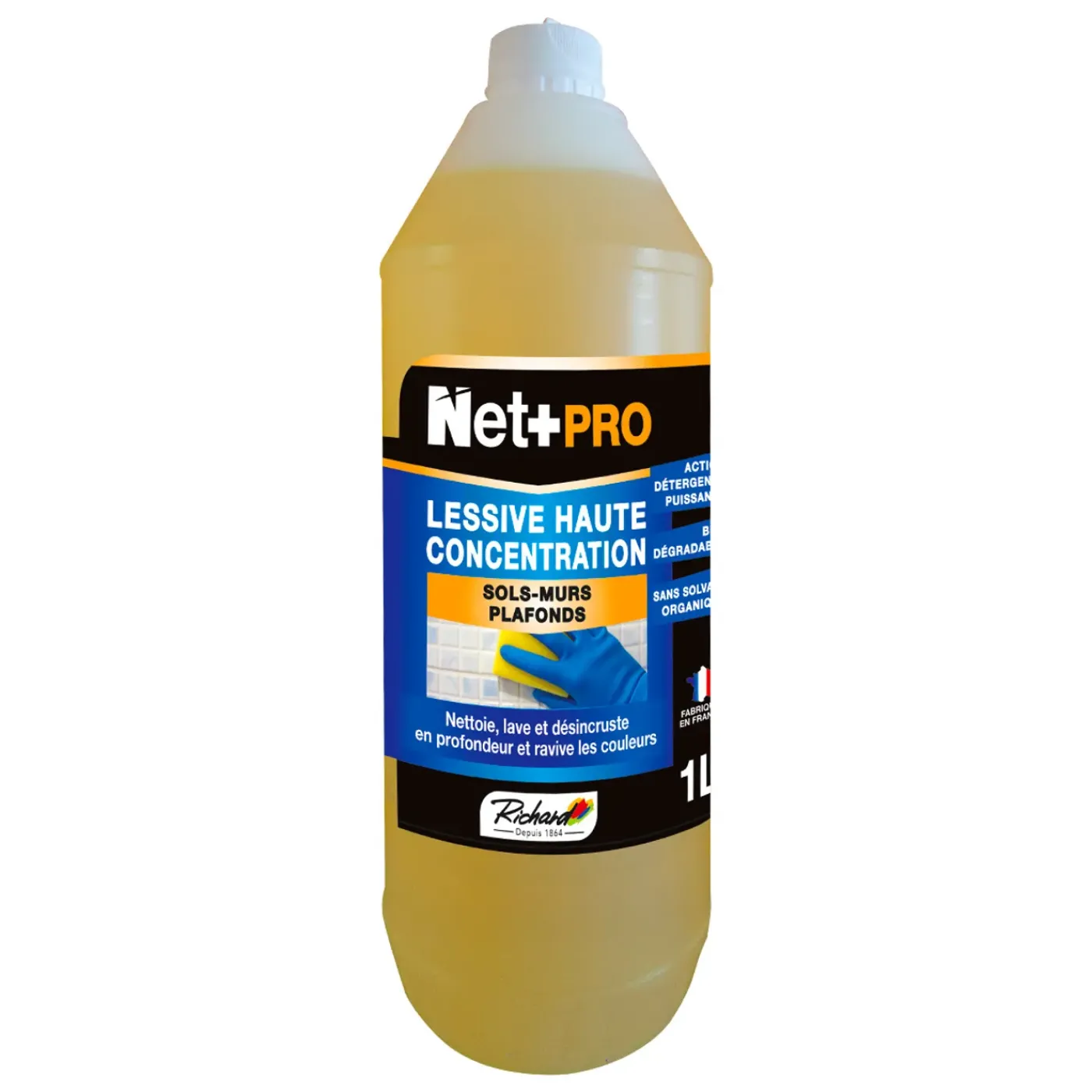 RICHARD Net+ Pro Reinigingsmiddel Met Hoge Concentratie - - 1 L