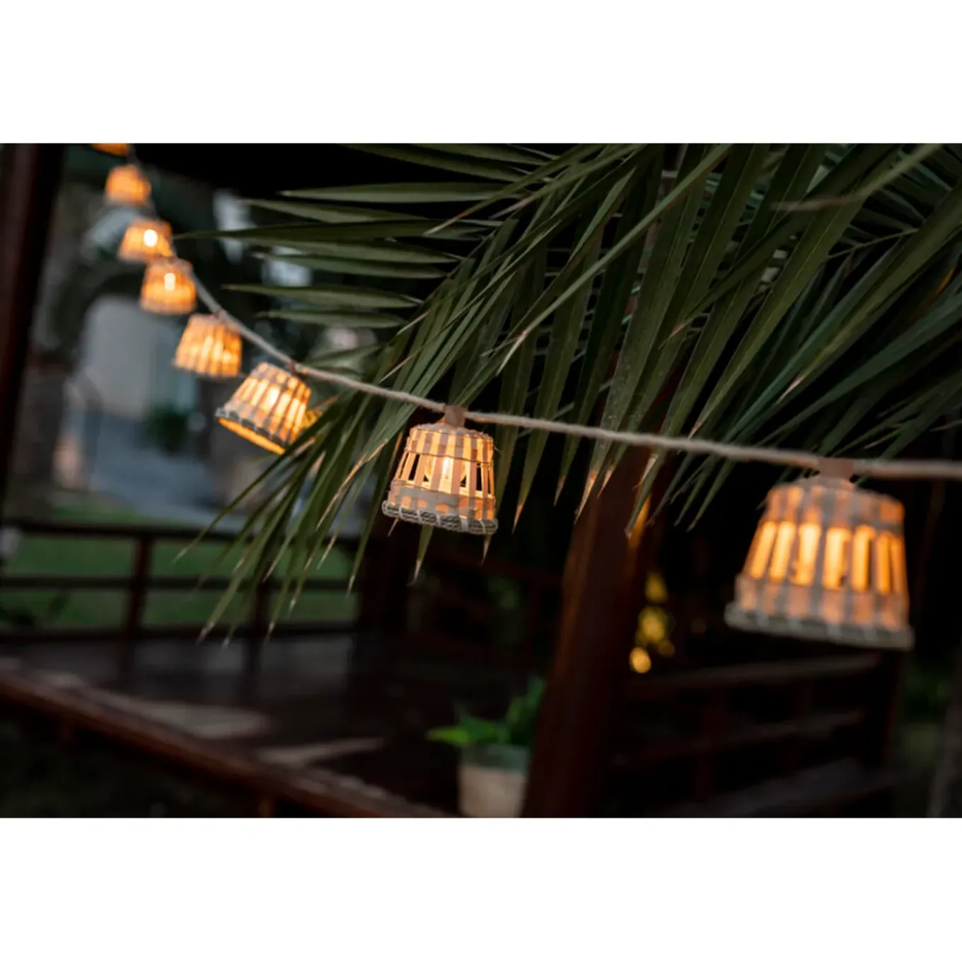 Newgarden lichtsnoer Aurora jute 8m 2W