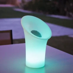 Newgarden tuinlamp met speaker Nipper wit 40cm
